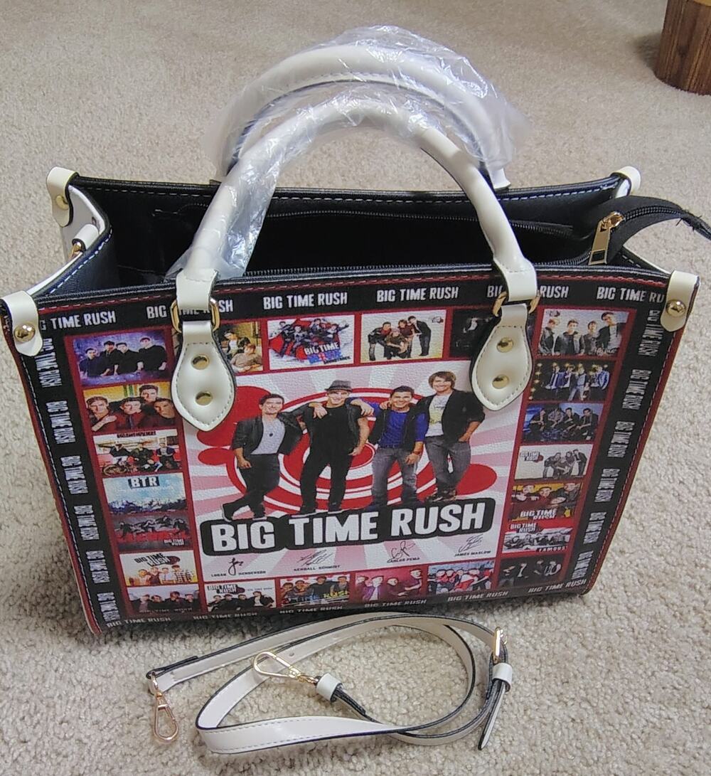 Big Time Rush Leather Handbag Y2K Trendy
